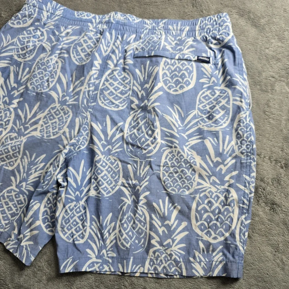 Chubbies The Thigh Napples Swim Trunks Mens Size XL Blue 7